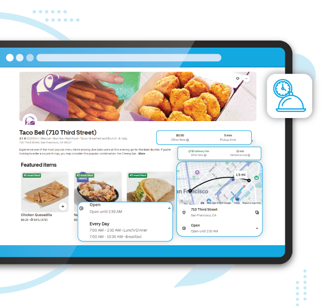 Menu Variability Patterns Observed
