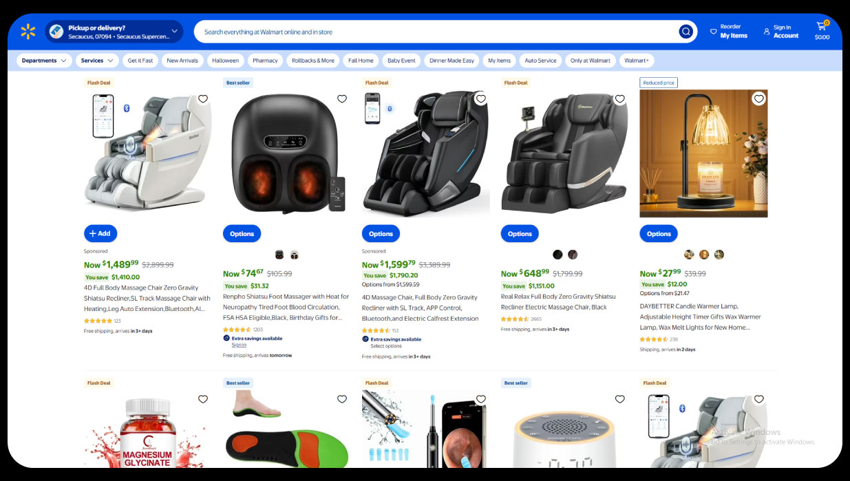 Walmart Datasets: Omnichannel Advantage